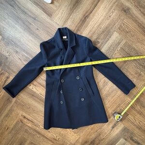 Peruvian Connection Midnight Blue Pea Coat